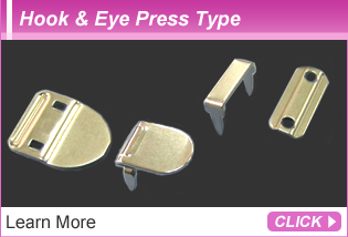 Hook＆Eye　press type